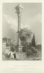 Säule des Marcian, Konstantinopel, 1839